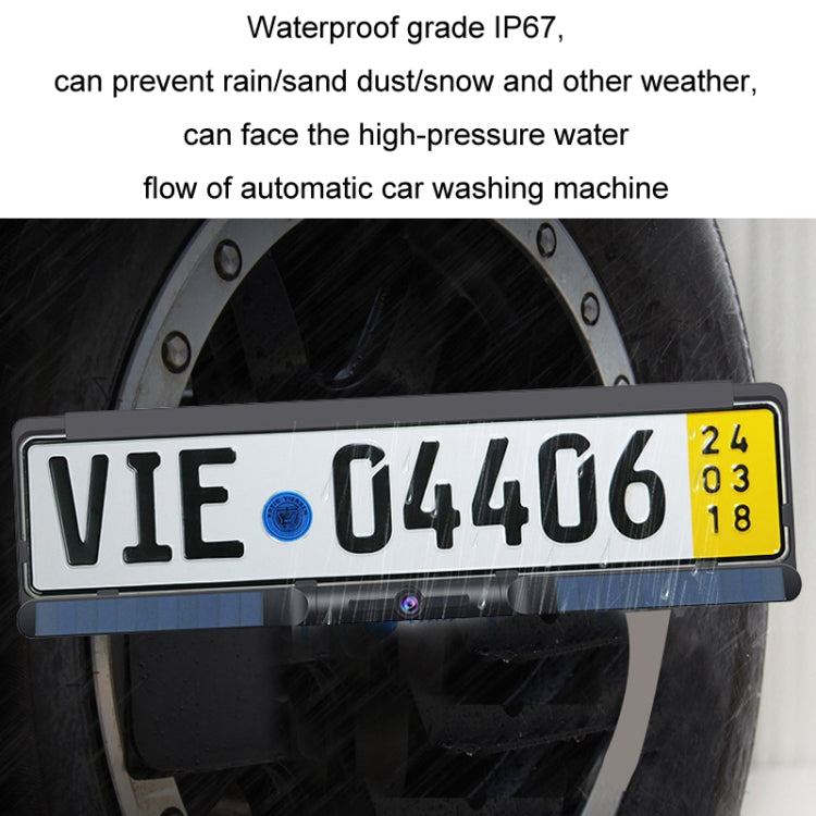 Solar Integrated License Plate Frame Vehicle Camera Wireless Reversing Display, RC03 Solar Integrated License Plate Frame Vehicle Camera Wireless Reversing Display, RC03